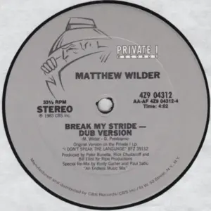 Matthew Wilder – Break My Stride
