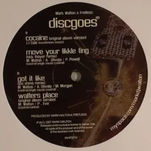 Mark Walton & Fretless – Discgoes EP