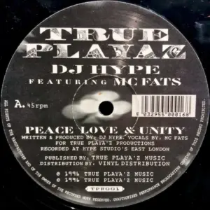 DJ Hype Featuring MC Fats / DJ Hype – Peace Love & Unity / And Remember Folks