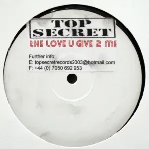Top Secret (3) - Roxy Music Vs Marvin Gaye – The Love U Give 2 Me