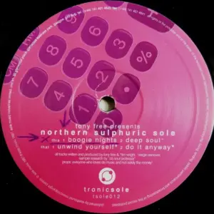 Tony Free – Northern Sulphuric Sole