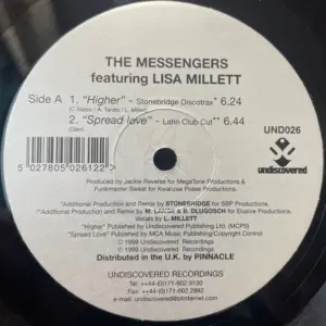 Messengers, The Featuring Lisa Millett – Higher / Spread Love