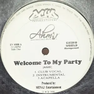Ahmir – Welcome To My Party