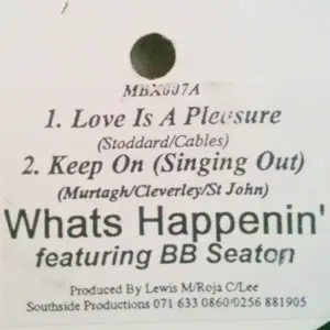 What's Happenin' Featuring B.B. Seaton – Love Is A Pleasure
