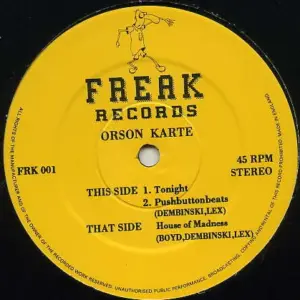 Orson Karte – Tonight
