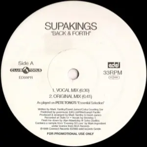 Supakings, The – Back & Forth