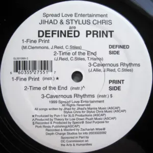 Defined Print – Fine Print / Time Of The End / Cavernous Rhythms