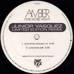 Amber – One More Night (Junior Vasquez Limited Edition Remix)