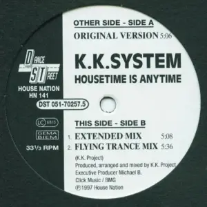 K.K. System – Housetime Is Anytime