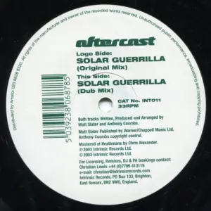 Aftercast – Solar Guerrilla