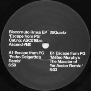 Quartz – Escape From PG EP (Biscornuto Remixes)