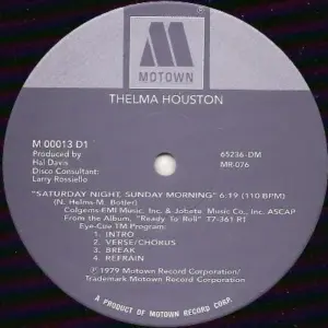 Thelma Houston – Saturday Night, Sunday Morning