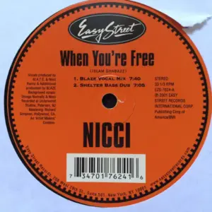 Nicci – When You're Free