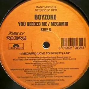 Boyzone – You Needed Me / Megamix