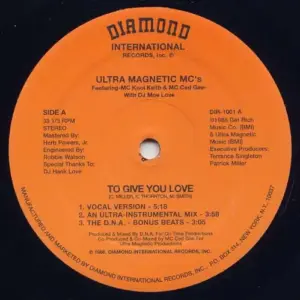 Ultramagnetic MC's – To Give You Love / Make You Shake