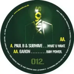 Paul B & Subwave / Garon – What U Want / Raw Power