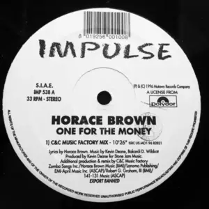 Horace Brown – One For The Money