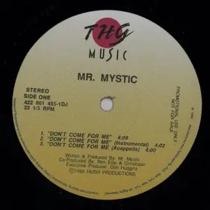 Mr. Mystic – Don't Come For Me