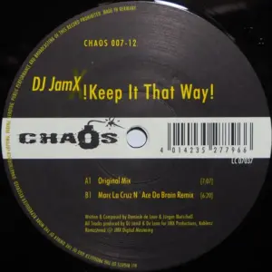 DJ JamX – !Keep It That Way!