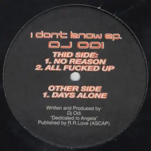 DJ Odi – I Don't Know EP