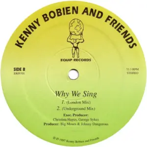 Kenny Bobien And Friends – Why We Sing
