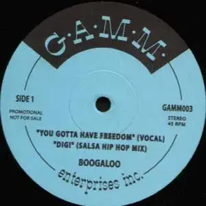 Boogaloo – You Gotta Have Freedom