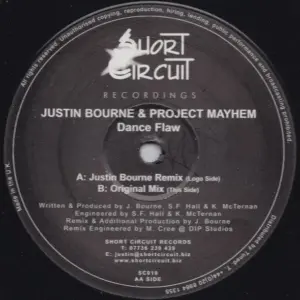Justin Bourne & Project Mayhem – Dance Flaw