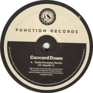Concord Dawn – Tonite (Pendulum Remix) / Appollo 13