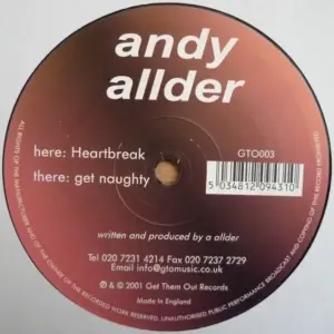 Andy Allder – Heartbreak / Get Naughty