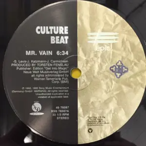 Culture Beat / Rozalla – Mr. Vain / Everybody's Free (To Feel Good)