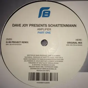 Dave Joy Presents Schattenmann – Amplifier