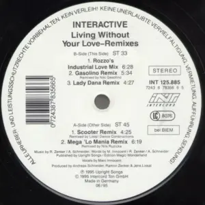 Interactive – Living Without Your Love (Remixes)
