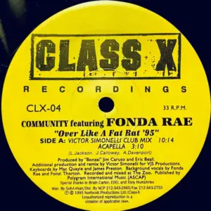 Community Featuring Fonda Rae – Over Like A Fat Rat '95