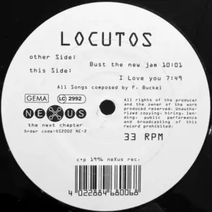 Locutos – Bust The New Jam / I Love You