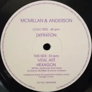 McMillan & Anderson – Definition / Vital Art / Hexagon