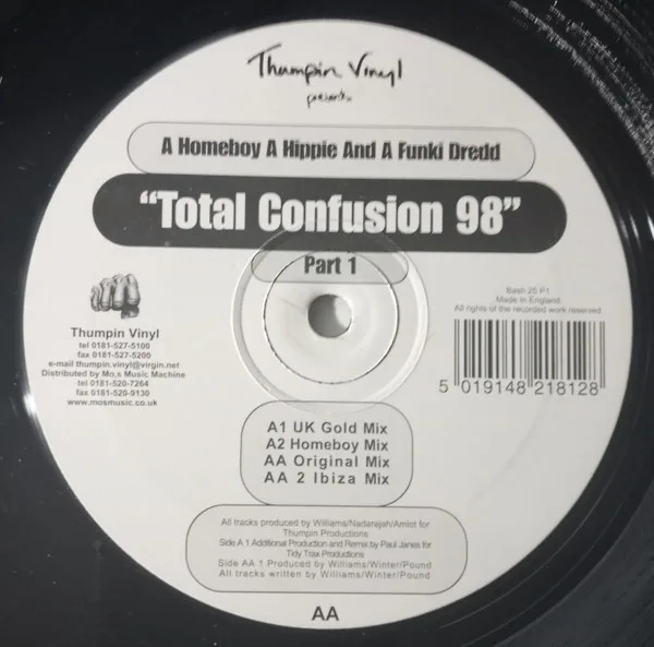 A Homeboy, A Hippie & A Funki Dredd – Total Confusion '98