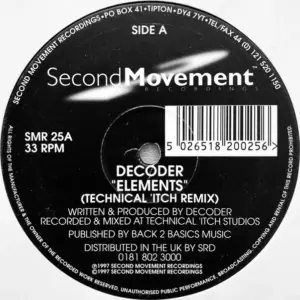 Decoder – Elements (Technical 'Itch Remix) / Going Down