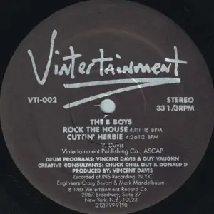 B-Boys, The – Rock The House / Cuttin' Herbie