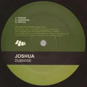 Joshua – Dubwise