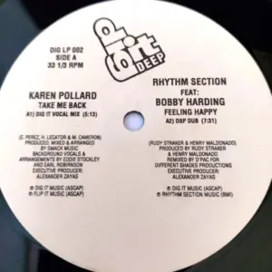 Karen Pollard, Bobby Harding, Footclub, The – Take Me Back / Feeling Happy / Driftwood Remix