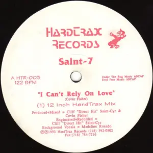 Saint-7 – I Can't Rely On Love