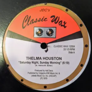 Thelma Houston / Rick James – Saturday Night, Sunday Morning / Glow (Instrumental)
