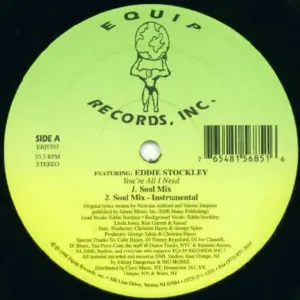 Eddie Stockley – You're All I Need