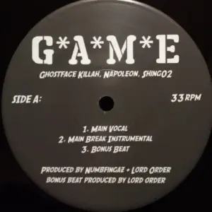 Ghostface Killah, Napoleon (13), Shing02, Jern Eye, Caveman (4) – Game