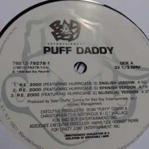 Puff Daddy – P. E. 2000