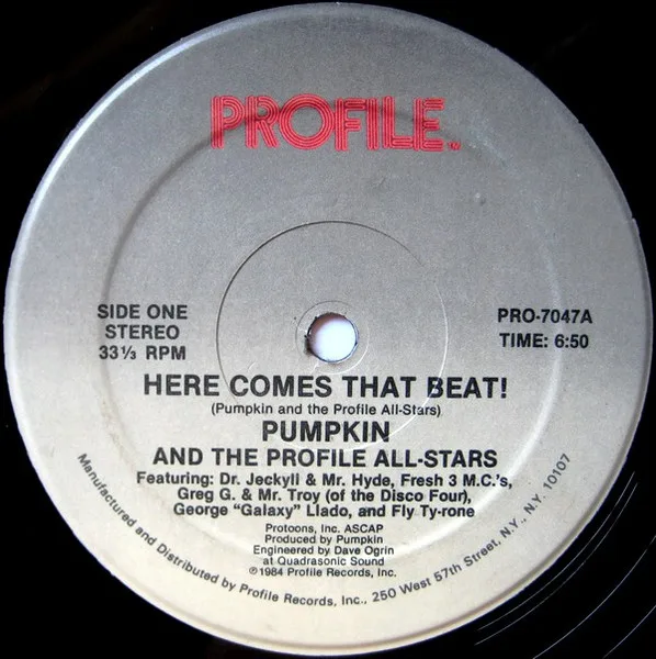 Pumpkin And The Profile All-Stars – Here Comes That Beat!