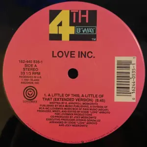 Love Inc. (3) – A Little Of This, A Little Of That