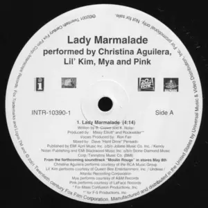 Christina Aguilera, Lil' Kim, Mya And P!NK – Lady Marmalade