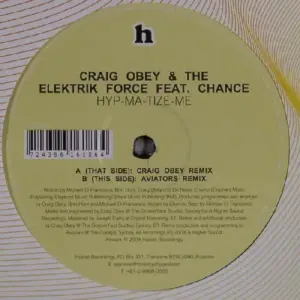 Craig Obey & Elektrik Force, The – Hyp-Ma-Tize-Me