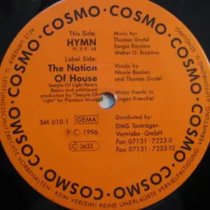 Cosmo – The Nation Of House / Hymn